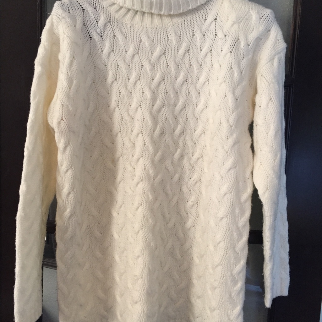 Beige Collared Sweater